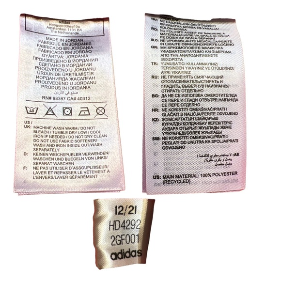 PLUS Womens Adidas Slim Fit Tricot Track Pants 1X NWT - Picture 6 of 6